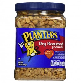 Planters Dry Roasted Peanuts   Plastic Jar  978 grams